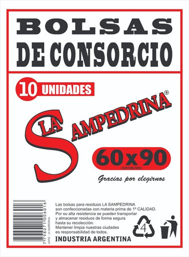 Paquete consorcio Sampedrina 60 × 90